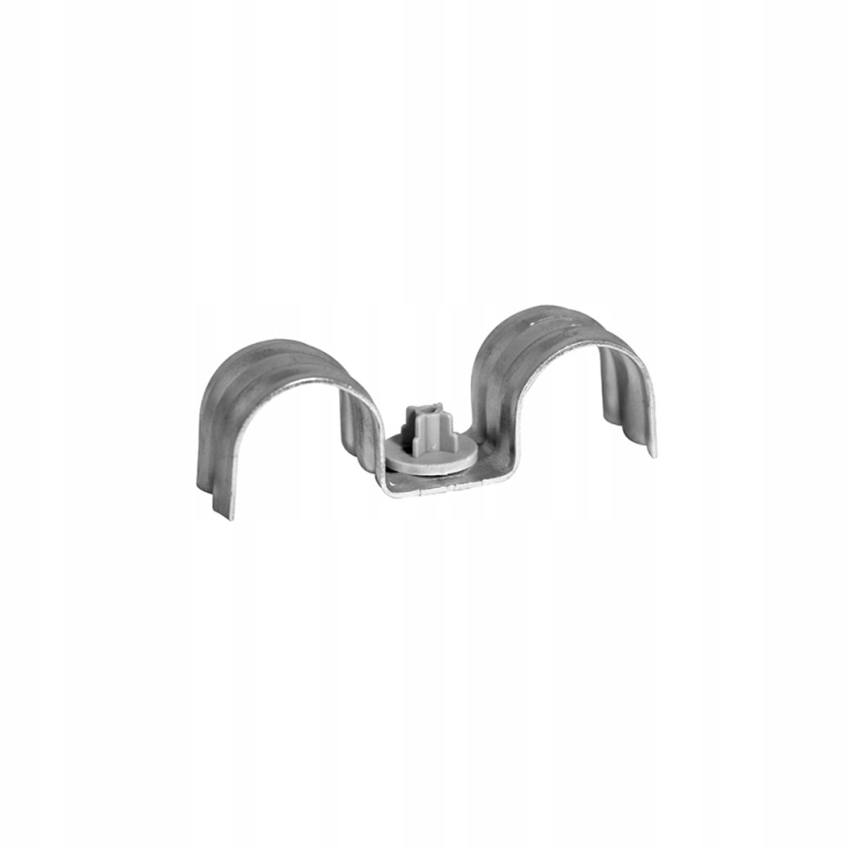 Dubbele metalen kabelklem, 22mm, voor brandwerende kabels
