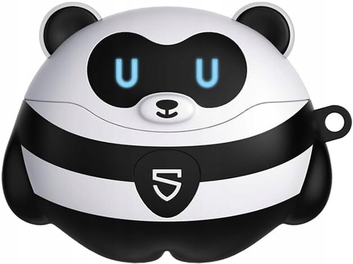 Merkloos Siliconen Hoesje voor SoundPEATS Capsule 3 Pro - Panda Design