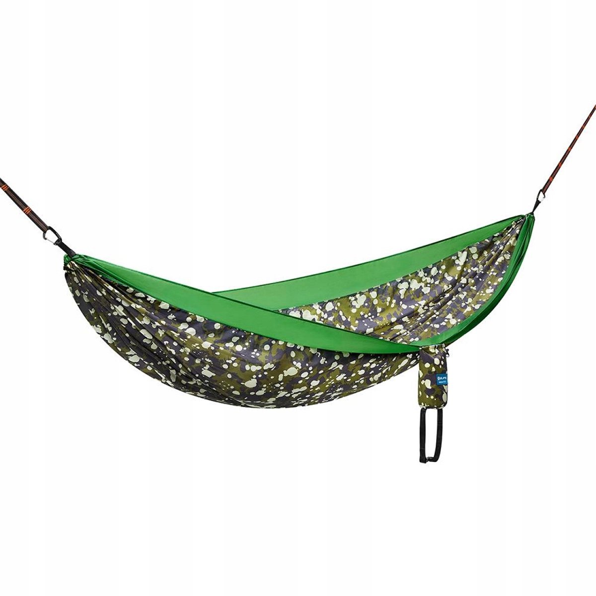 Merkloos Kampeerhamak Enkel - Camouflage Groen, 180kg