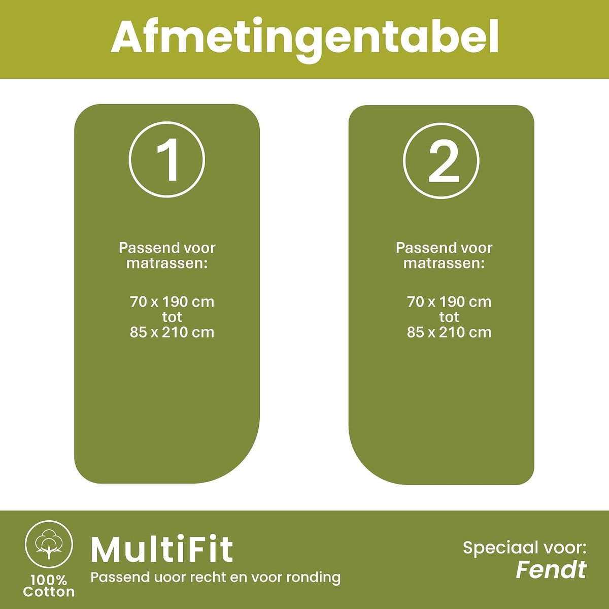 Fitted Sheet Set - 2-Piece Grijs - 100% Katoen - Voor Caravan en Motorhome - SnelShoppen