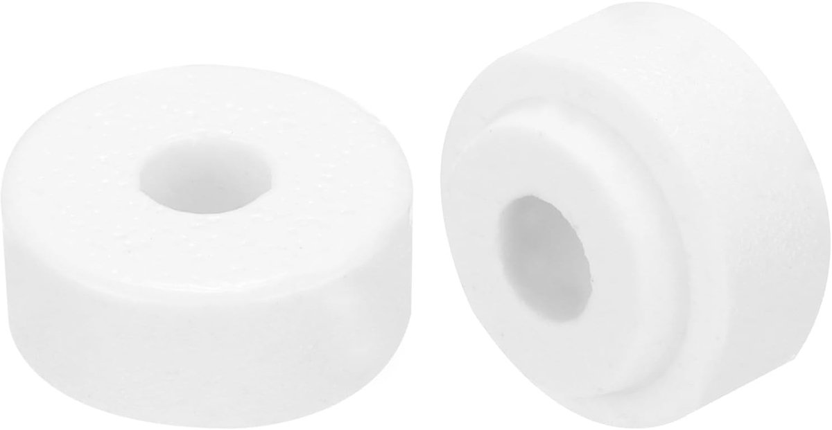 10 stuks keramische isolatiekralen, 6,2 mm x 20 mm x 11 mm elektronische draad isolatie thermische bescherming ronde keramische buis voor kabelboom