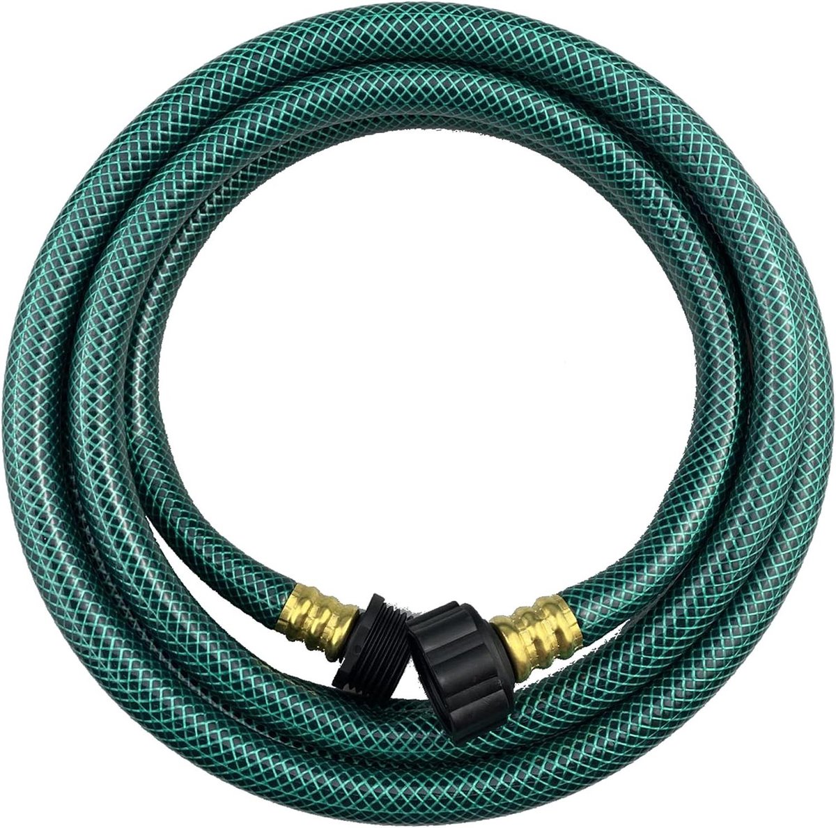 PVC Tuinslang - Waterslang Flexibel - Gazon Besproeien - Lekvrije Messing Fittingen - 1/2 inch x 10 FT - Groen