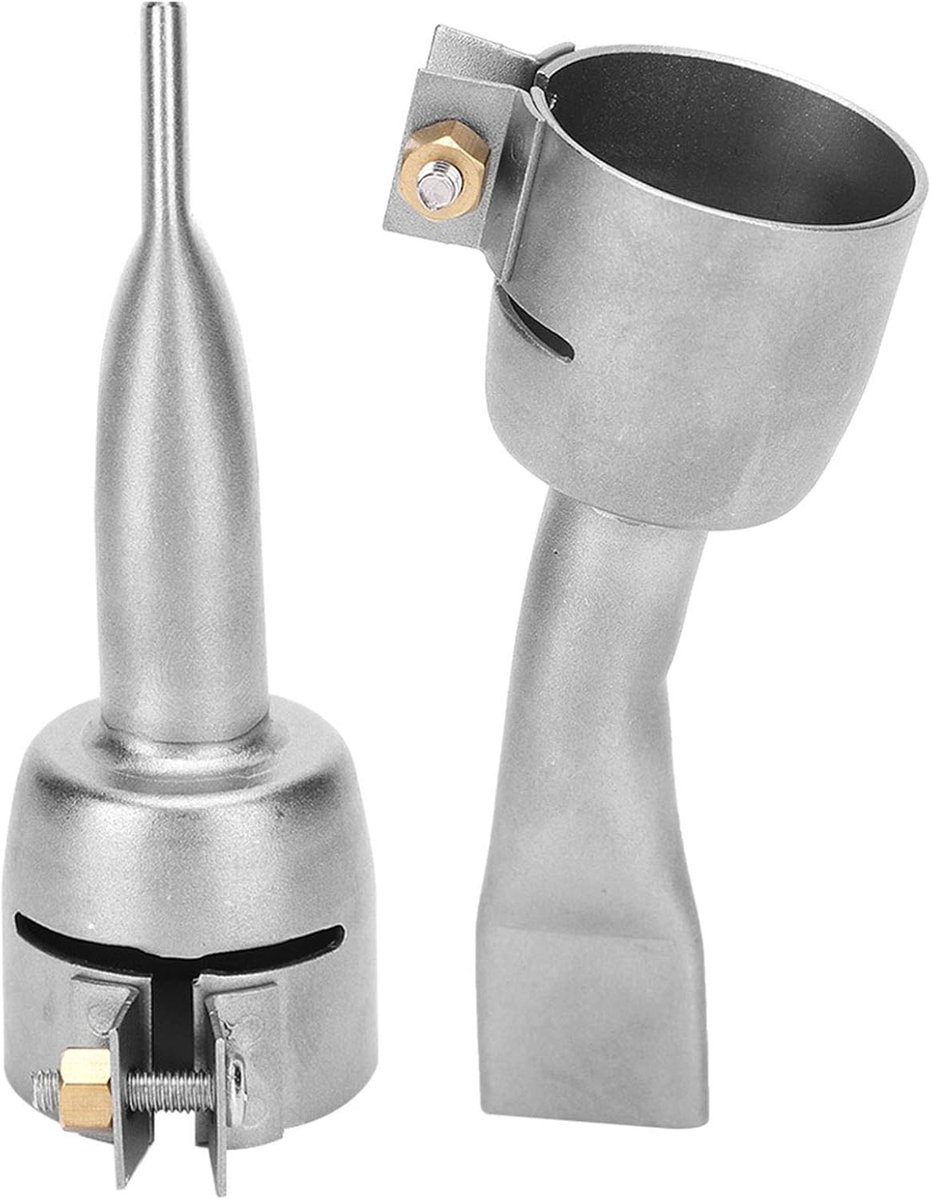 2 Stks Hot Air Lassen Mondstuk Rvs voor PVC Plastic Plaat Solderen Accessoires Plastic Lassen Tip