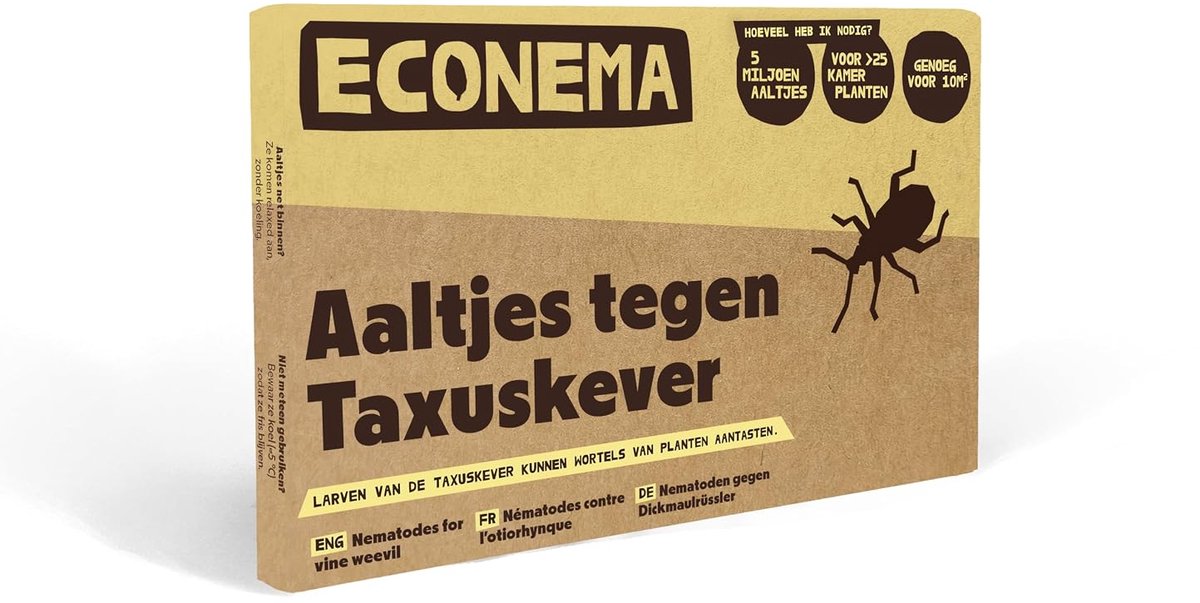 Nematoden tegen taxuskever – 100 m² – biologische bestrijding – voorkomt wortelschade in planten - SnelShoppen