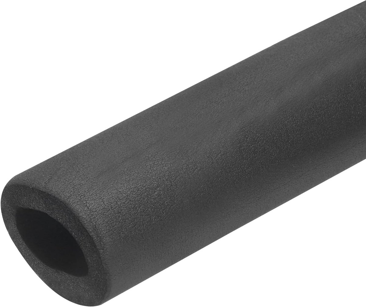 Buisisolatie schuim, diameter 43 mm isolatiedikte 13 mm verwarmingsbuisbekleding voor fitnessapparatuur, buizen, handgrepen (Zwart)