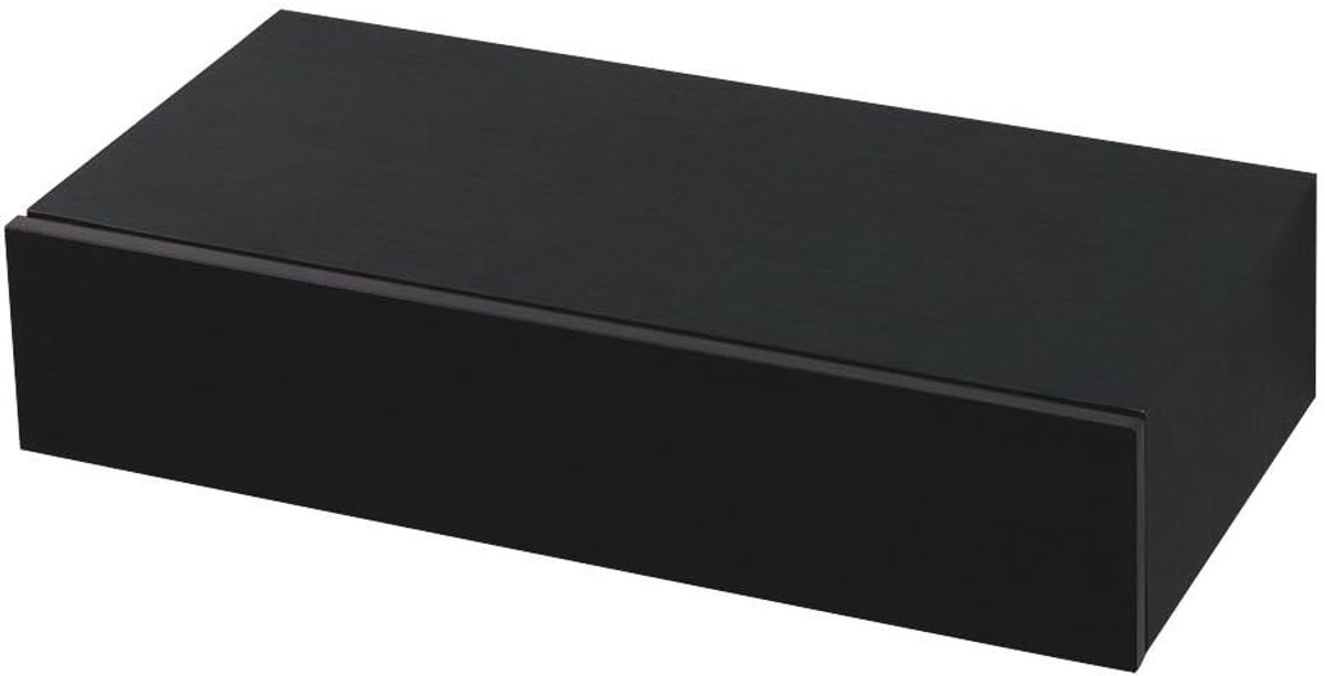 Home M1106047/A gesmeed rek met lade van MDF, 48 x 25 x 10 cm, wengé