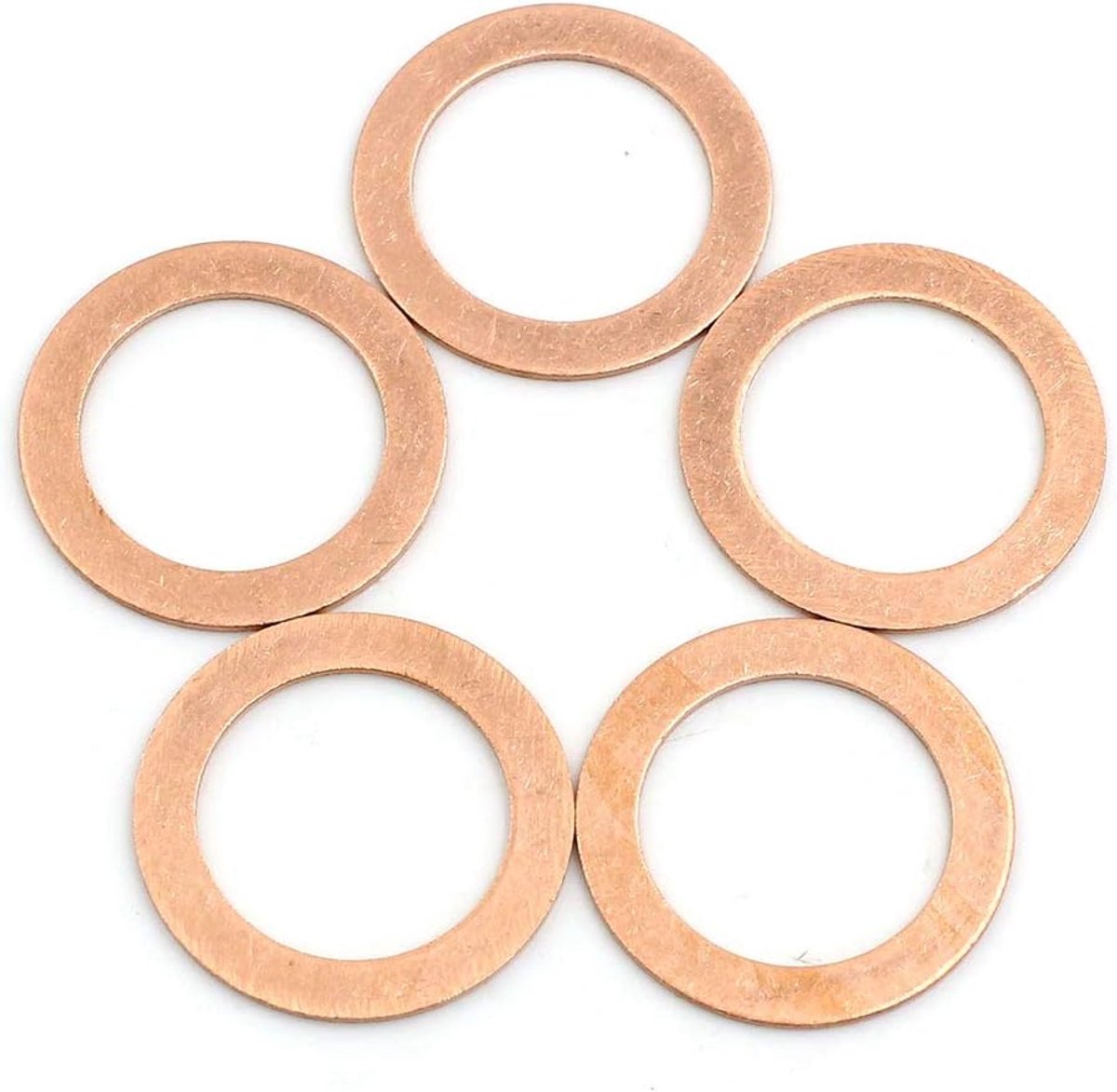Map 5 stuks 22 mm binnendiameter sluitring koper afdichtring auto