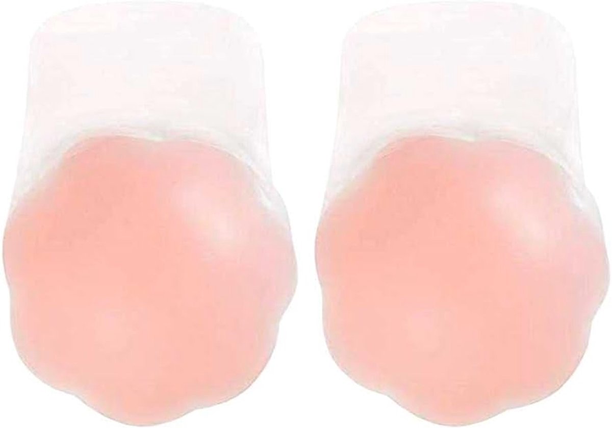 2 x siliconen tepelcover tepelafdekking zonder beha zelfklevend C D E bloemen siliconen tepelhoezen herbruikbare tape