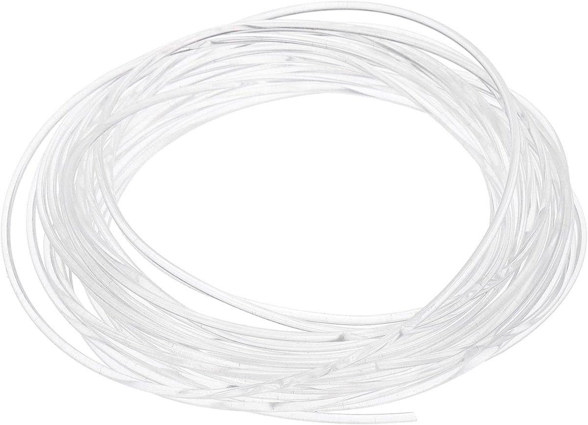 Sourcing map MMA Glasvezelkabel 3,0 mm, 9,0 m, lichtgeleidervezel voor led voor thuis, hotel, transparant