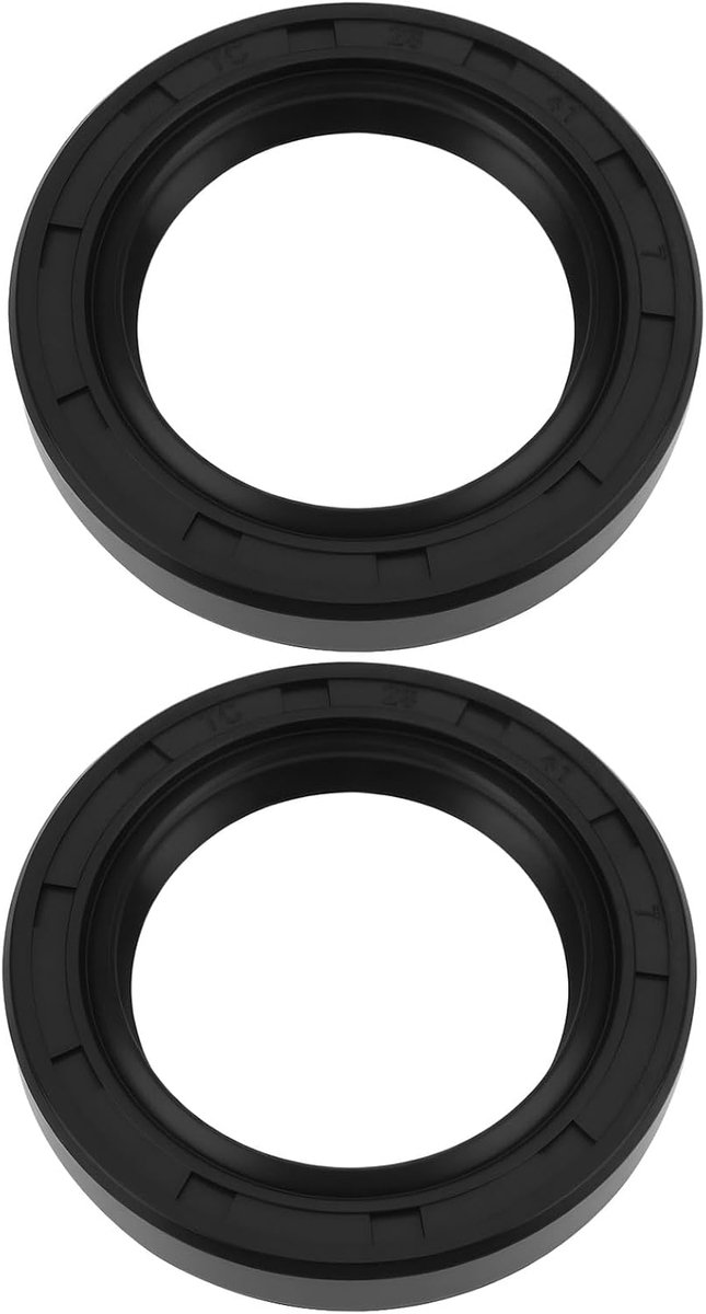 2 stks Krukas Oliekeerring 28x41.25x7mm Vervangen OEM 91202-Z9R-003 Compatibel met Honda GCV170LA GCV200LA HRN216 HRX217K6