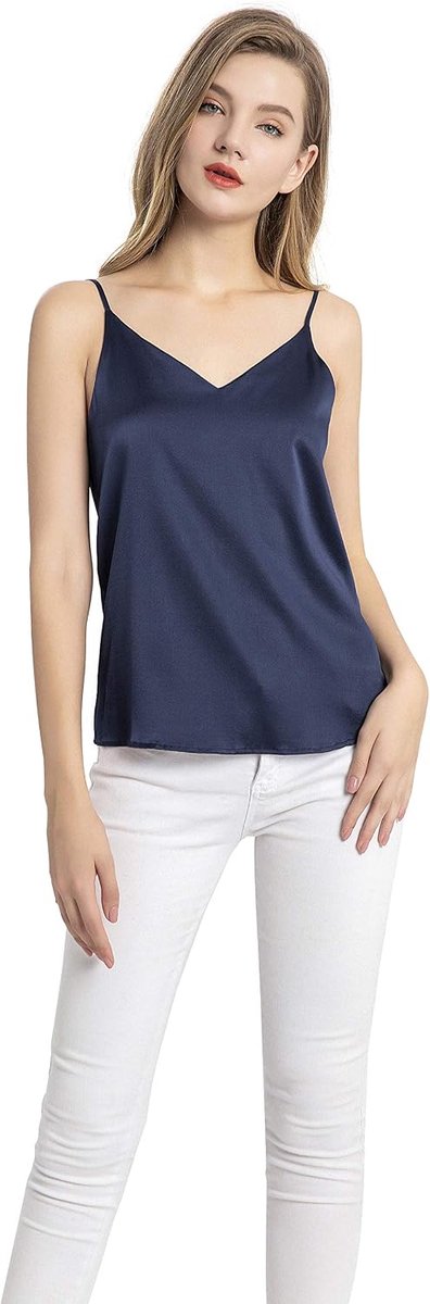 Moerbei Zijde Camisole, Zijde Slip top, Vallen Cami Trends Zijde Outfit