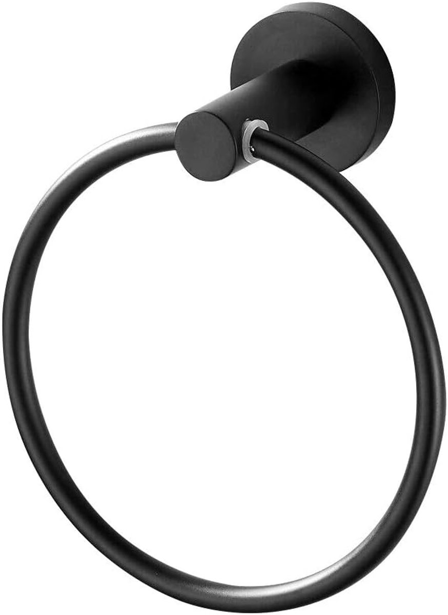 Handdoekhouder/Handdoekenrek badkamer/Handdoekenrek/handdoekrek/Handdoekrek badkamer/handdoekhaakjes/Handdoekhouder - Ring - Staal