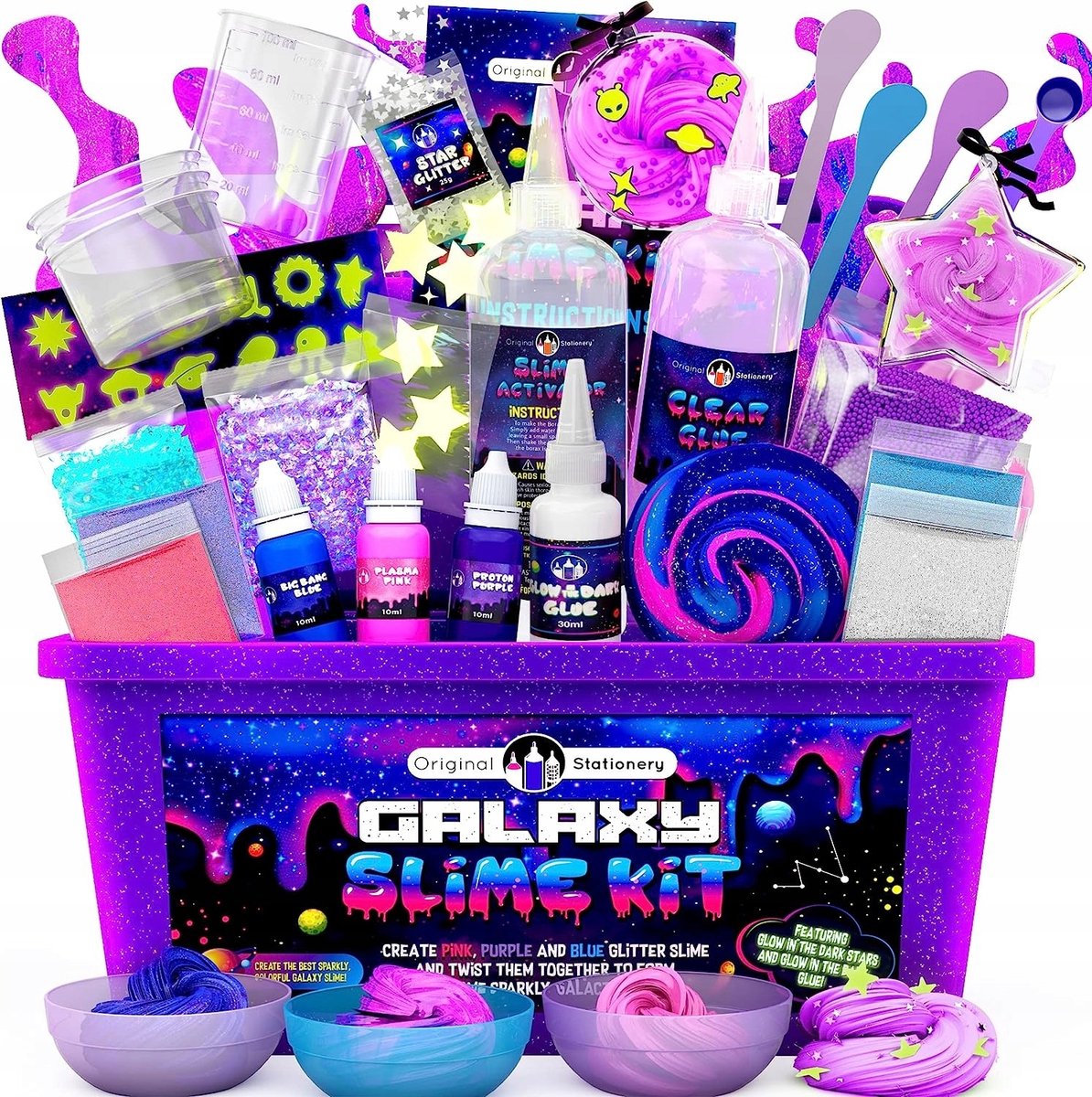 DIY Slijm Knutselset - Kosmos & Galaxy Thema voor Kinderen