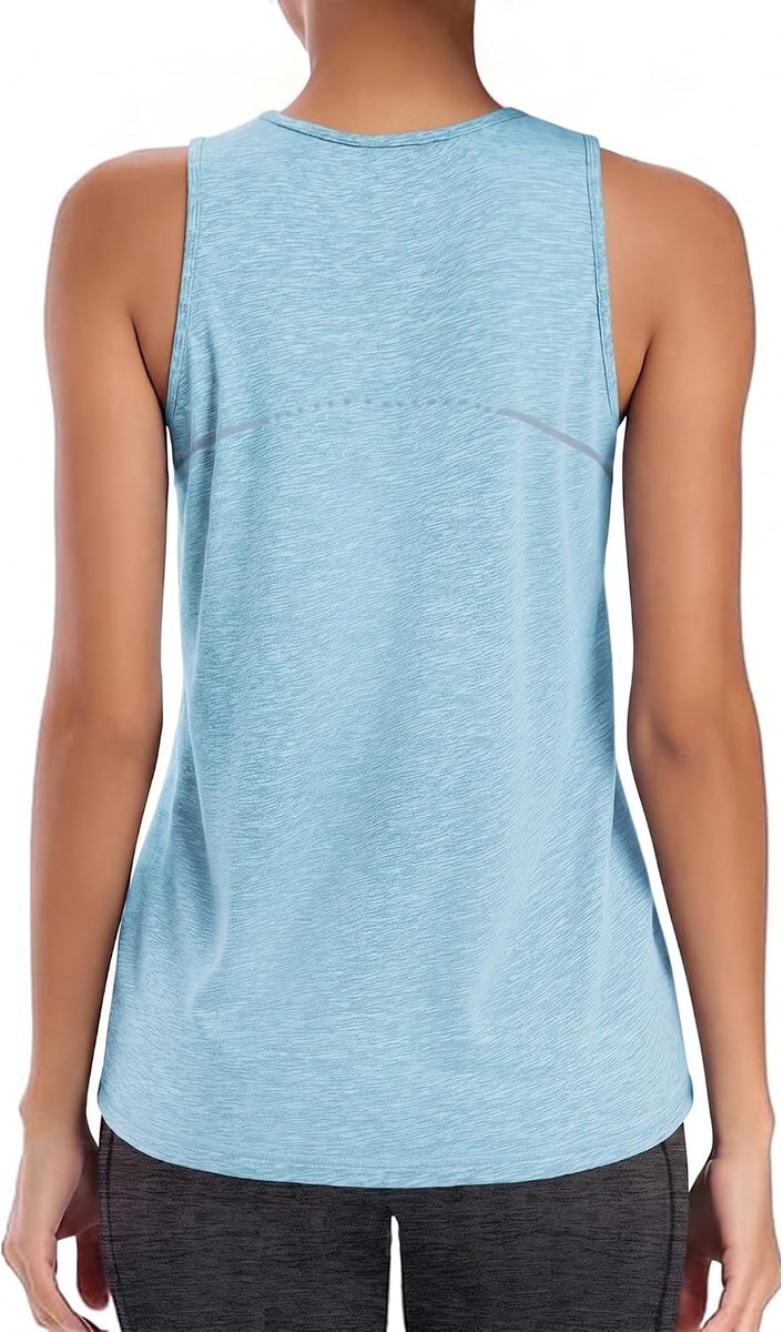 Dames tanktop sport mouwloos ademend voor fitness yoga gym zomer