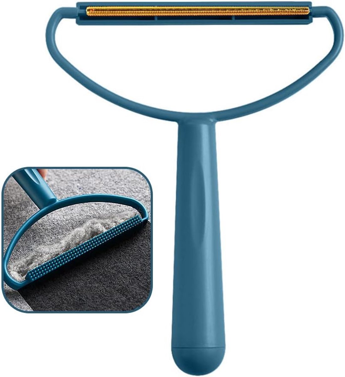 Hair Remover, Dog Cat Hair Remover Lint Shaver Carpet Rake Scraper Lint Brush Fur Removal Tool voor meubels, bank, autemenmatten, tapijten, huisdierenbedden (blauw)