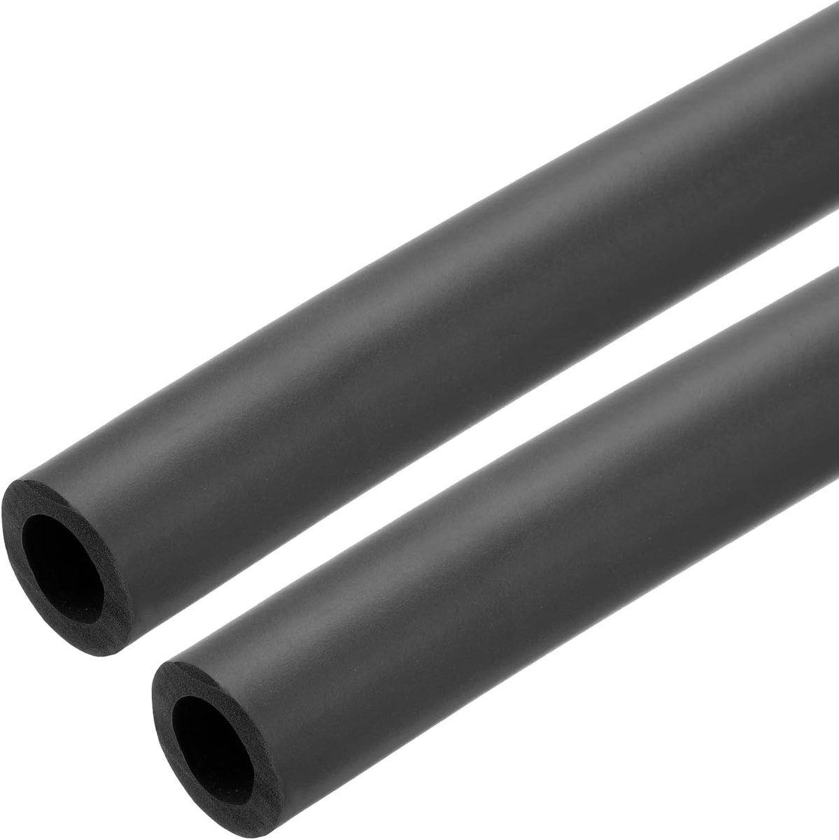 Buisisolatieslang 20 mm ID, 27,5 mm, OD-schuimslang voor gripondersteuning, zwart, 2 stuks