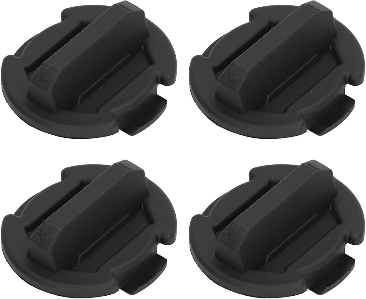 4 Stks Zwarte Afvoerputje Plug , Afvoerputje Twist Trap Seal , Twist Goede Afdichting Vervanging voor Algemeen , Andere onderdelen