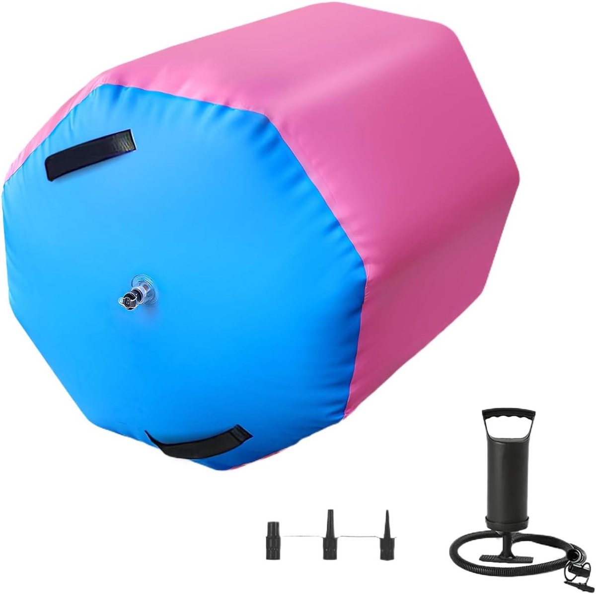 Gymnastiek Luchtrol - Balanstrainer Rol - Gymnastiek Oefenen - Zachte Blessurepreventie - 0.5x0.7 meter - Blauw