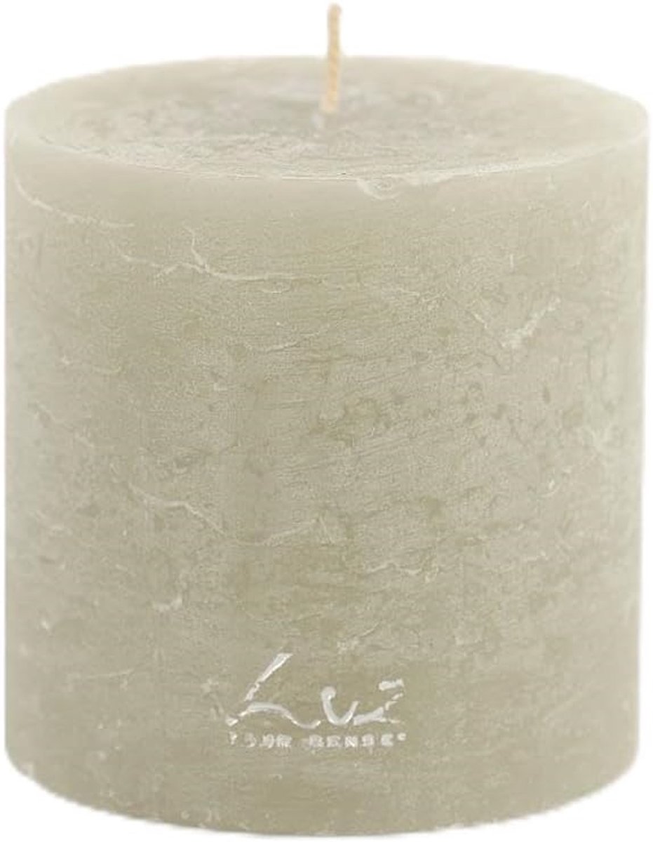 Stompkaars Eucalyptus D 9 cm H 9 cm - Geurend - Set van 2 - Creëer een gezellige sfeer - SnelShoppen