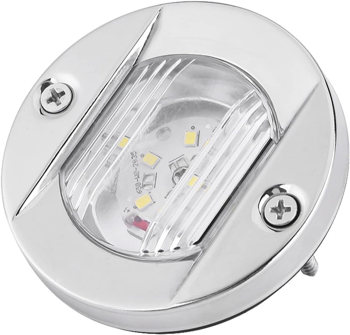 Positioer Boot, Boot Achterlicht, Led Marine Boot Bar Licht, Led Achterlicht 12 V Marine Boot Bar Wit Led Roestvrij Staal Waterdicht Achterlicht