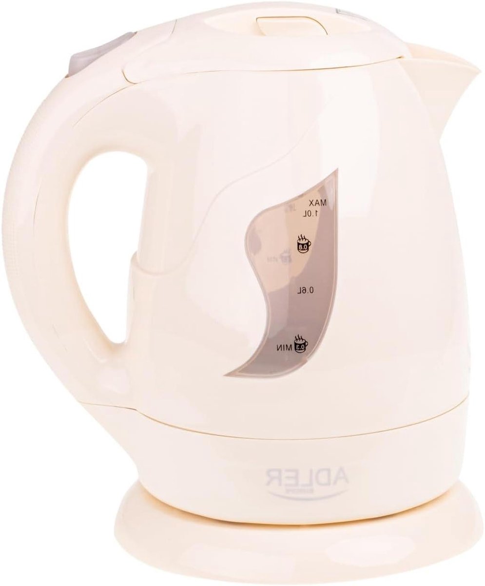 Waterkoker Kunststof - Elektrische Ketel - Snel Water Koken - Automatische Uitschakeling - 1 Liter - Meerkleurig