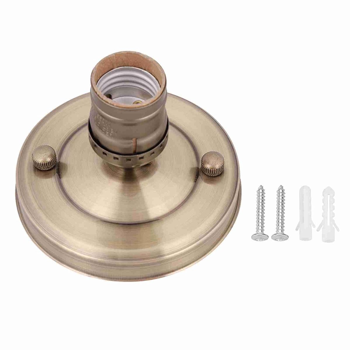 Vintage Verlichting Sconces Armatuur Industriële Plafond/Wandlamp Base Holder Hanglamp Lamp Schroef Socket voor Thuis Restaurant decoratie(Bronzen)