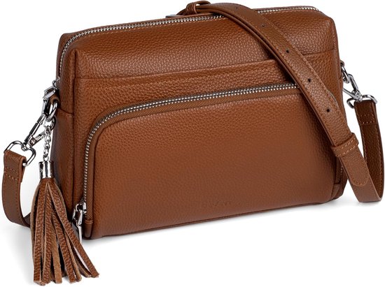 Befen Echt lederen crossbody-handtassen voor dames Kleine