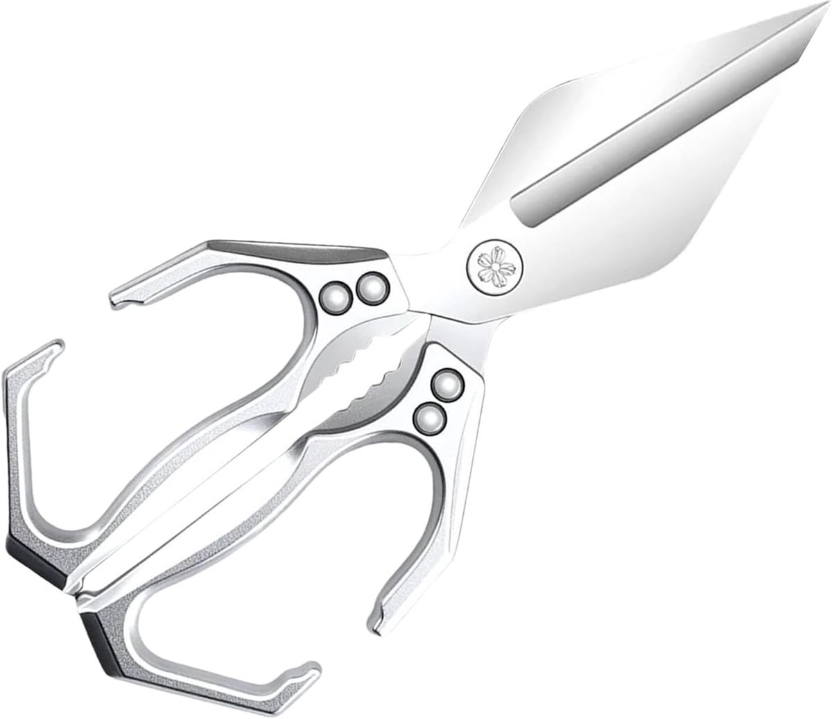 Keukenschaar, keukenschaar, voedselverwerking, gevogelteschaar, ergonomisch keukengereedschap voor kalkoen, kippenbotten, zeevruchten