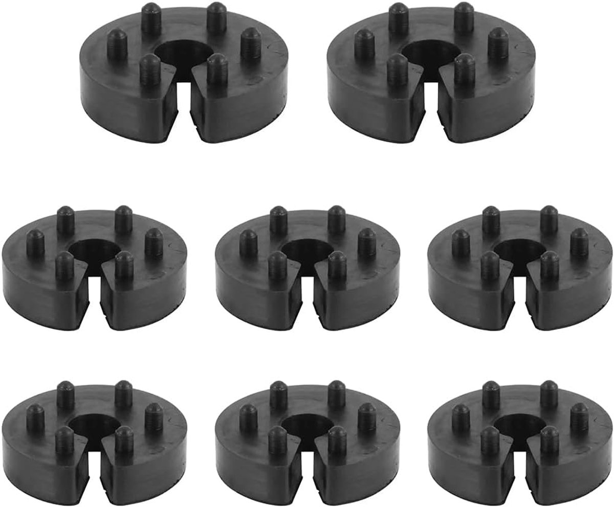 8 stuks auto-veerwegbegrenzers, universele 13 mm veerwegbegrenzer, slijtvastheid, rubberen veerwegbegrenzer voor auto, veerwegbegrenzer voor fabrieksreparatie