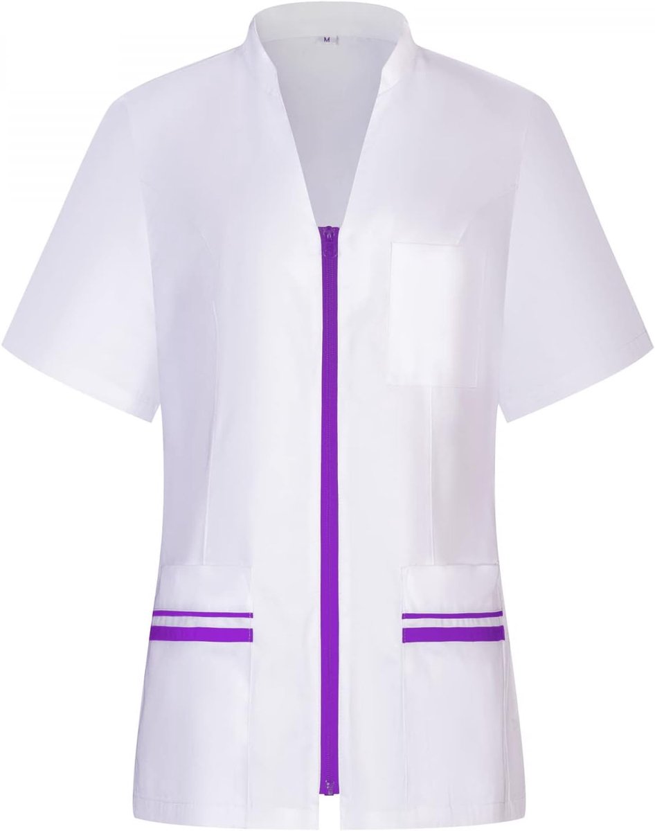 - CASACA DAME，ARBEID UNIFORME, KLINIEK, ZIEKENHUIS, REINIGING, VETERINAIR, S - 712