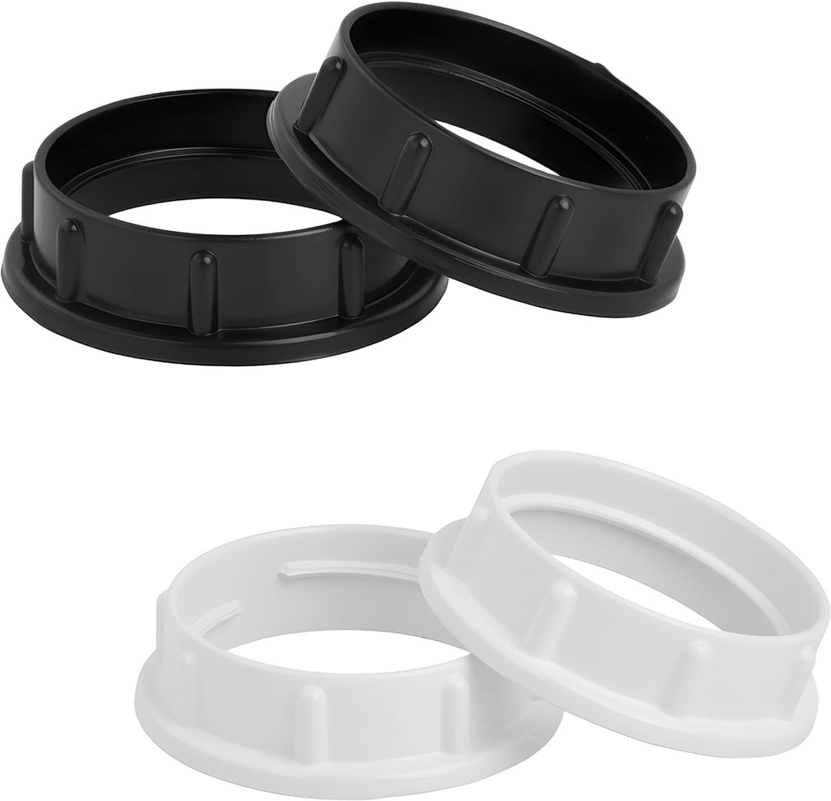 Lichtcontactdoos Schaduwringen Aluminium Schroefdraad Lampenkap Ring voor Medium Base E26 Sockets Behoud voor Verlichtingsarmaturen met Diameter van 1-1/2 Inch Lamp Onderdelen voor Reparatie