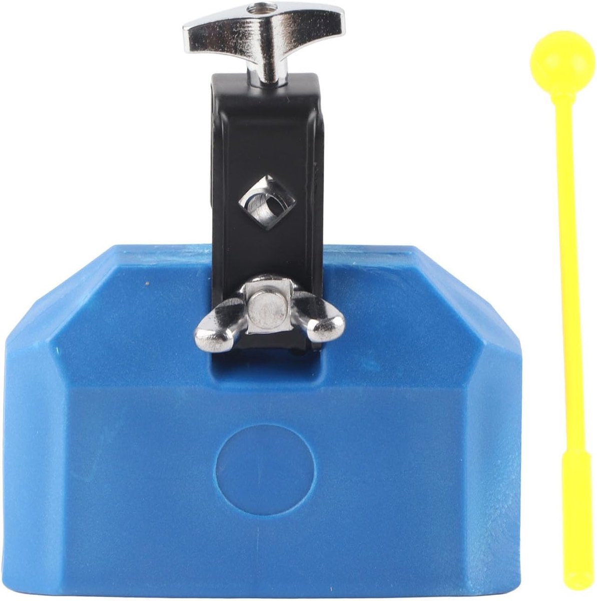 Koebel voor Drum Set Verstelbare Beugel Plastic Muzikale Percussie Blok Latin Drum Instrument (Blauw)