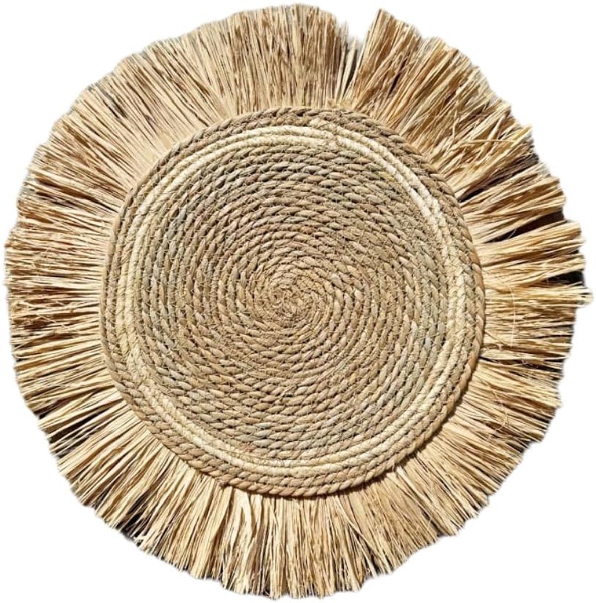 wanddecoraties van geweven bast, hangende raffia wandkunst, wanddecoratie, wandhanger voor boerderij, woonkamer, slaapkamer, keuken en tentoonstellingstafel, fotografie, B