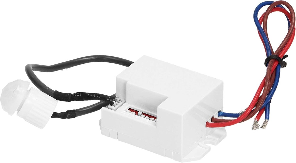 220 V-240 V mini-bewegingssensor 360 graden led-compatibel lichtintensiteitsaanpassing en tijdinstelling SY-PIR305A