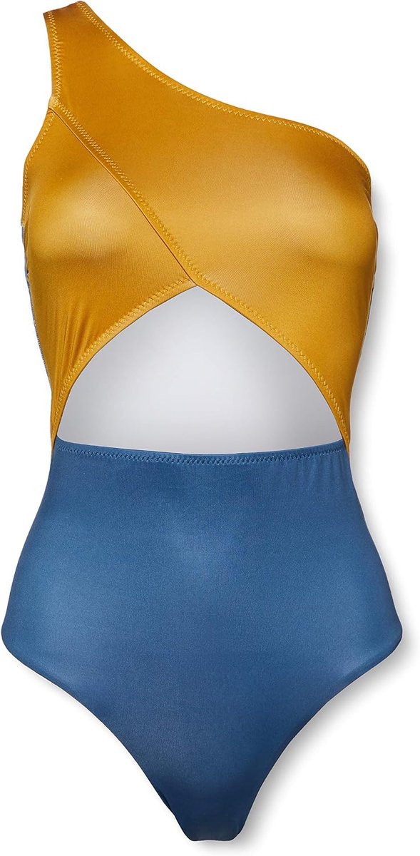 One Shoulder One Piece dames 1 Stuk badpak