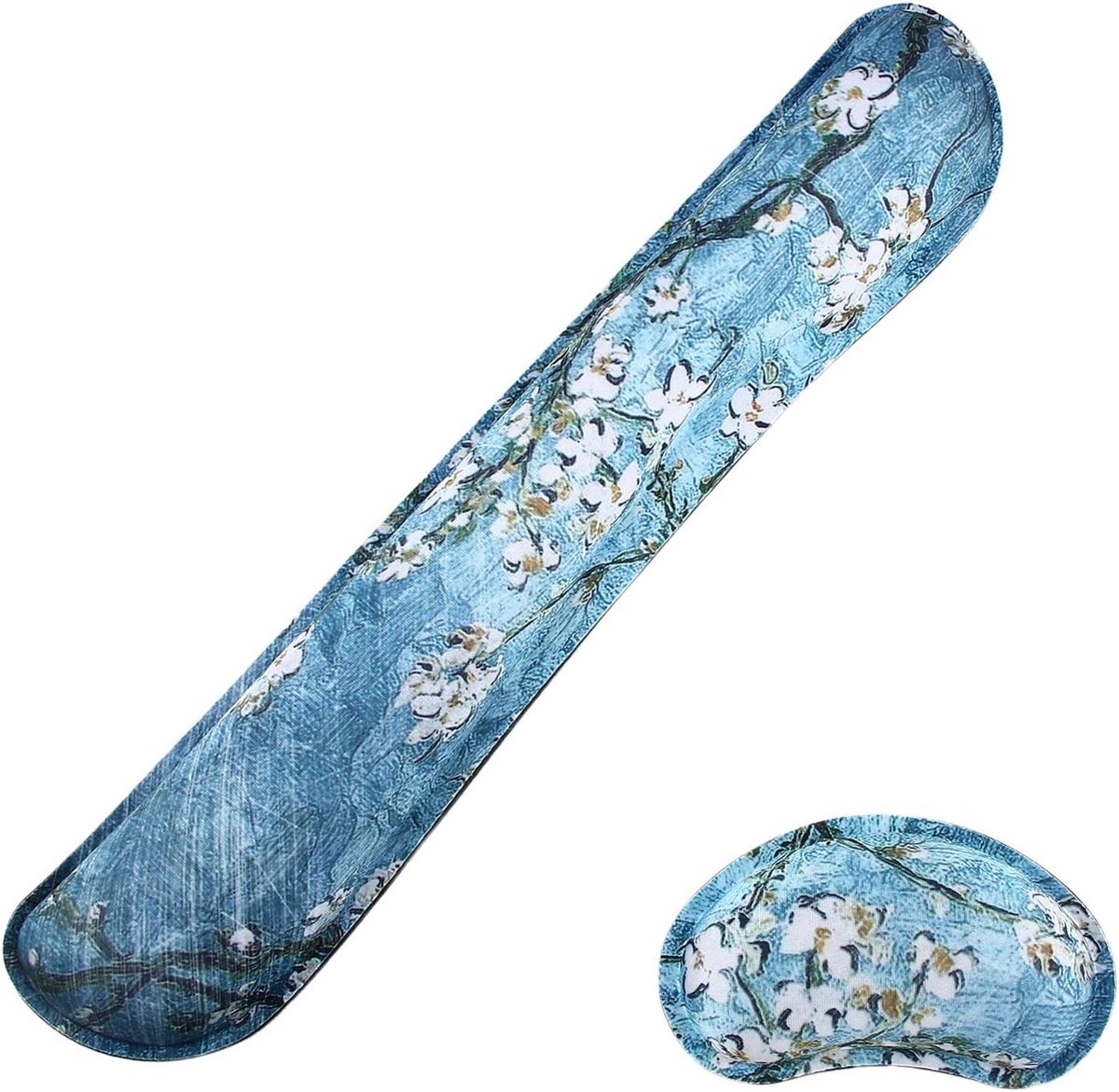 Wrist rest voor toetsenbord en muismat - memory foam set - ergonomisch en lichtgewicht - relief van polspijn - ShopVlot