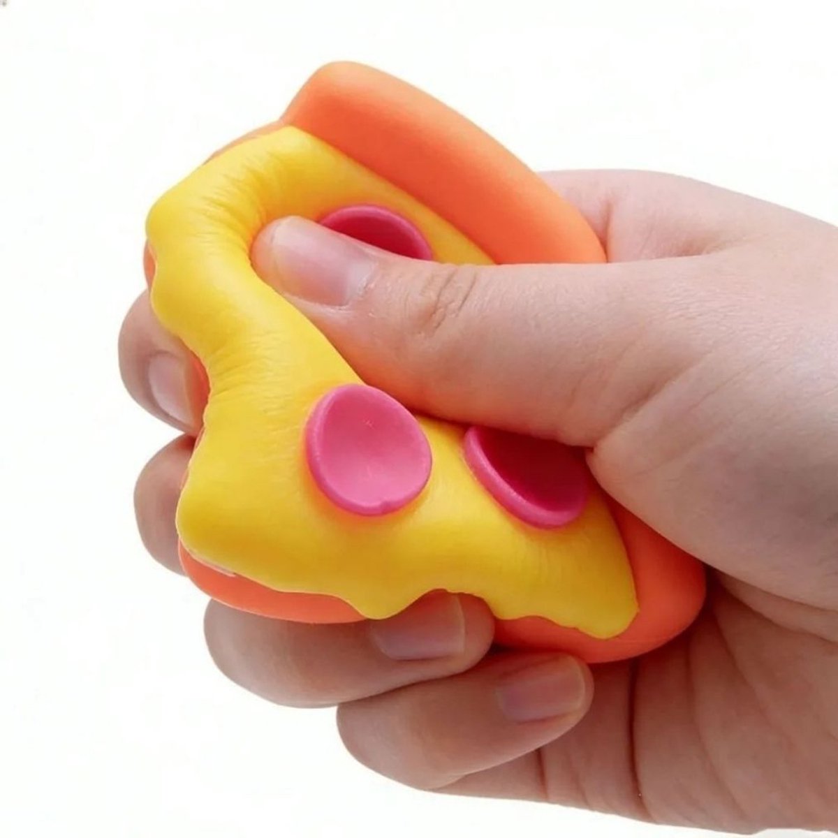 Squishy Pizza – Squeezza – Fidget Speelgoed – Anti-Stress Knijp Speeltje – Vanaf 3 Jaar
