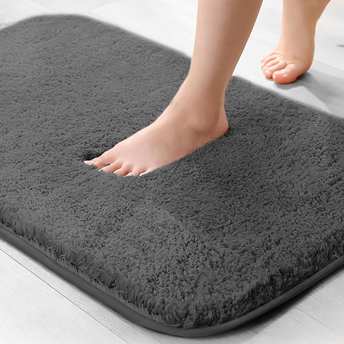Badmat 40x60cm - 2cm Dikke Microfiber - Super Absorberend - Luxe Voelt Goed Onder Je Voeten - ShopVlot