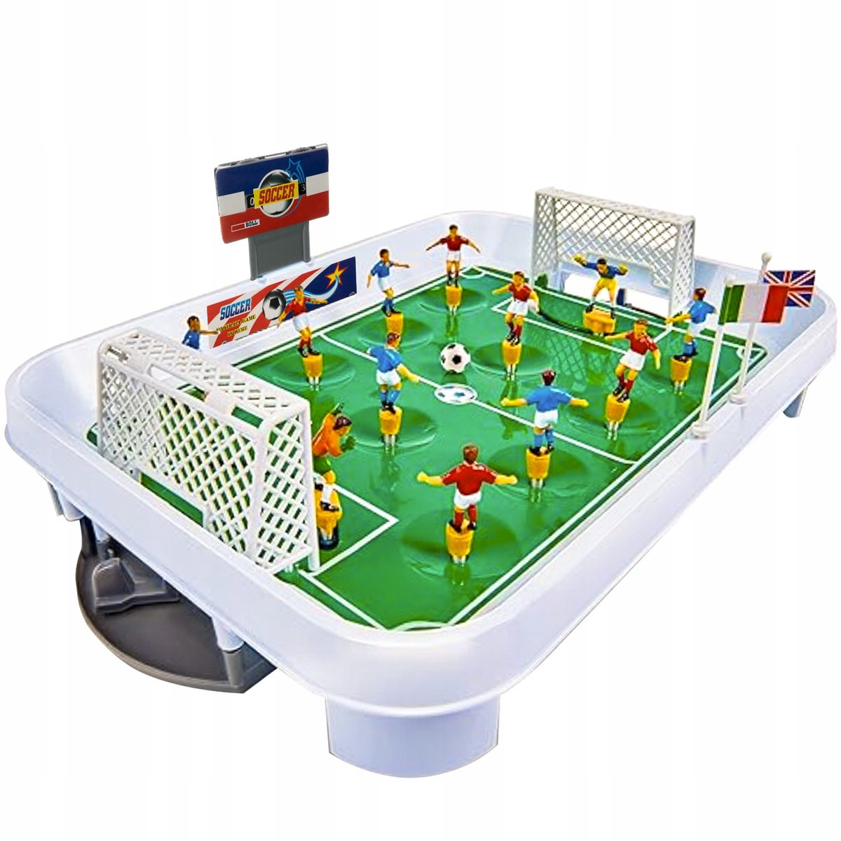 XXL Tafelvoetbalspel met 22 Spelers op Veren - Leuk voor Iedereen!