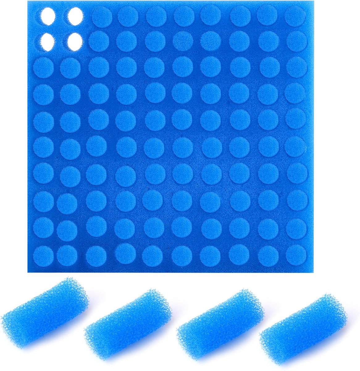 Nasaal aspirator filters 100 stuks - Sanitaire schuimfilters - Voorkomt bacterietransmissie - ShopVlot