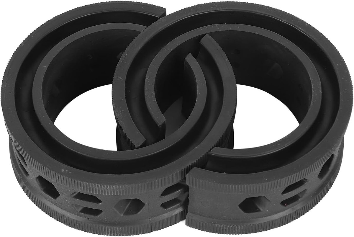 Schokdemper rubber buffer 2pcs - veerbuffer - verbeterde stabiliteit - vermindert trillingen - ShopVlot
