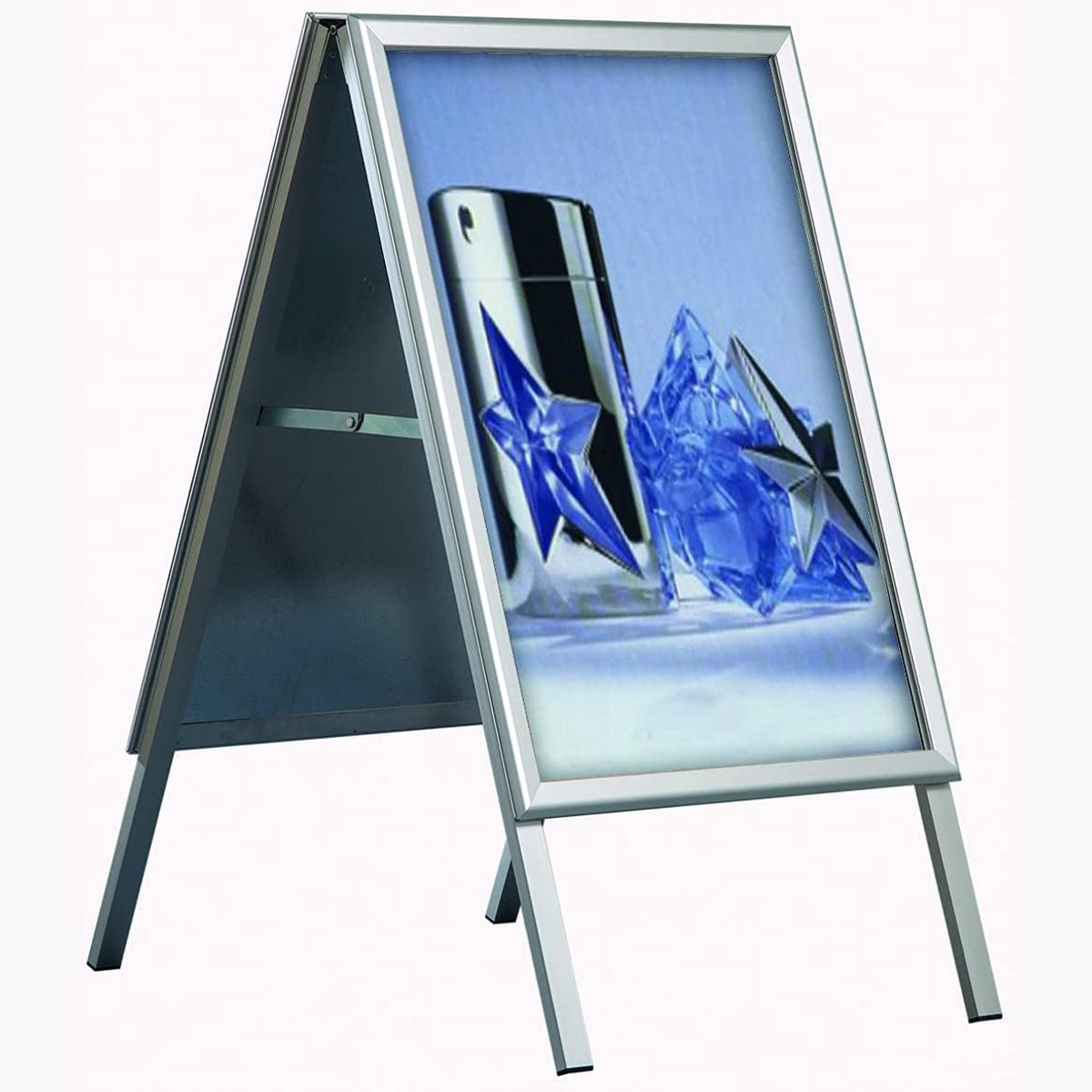 Klantenstopper outdoor waterproof - DIN A1 posterstandaard - aluminium profiel - ideaal voor buitengebruik - ShopVlot