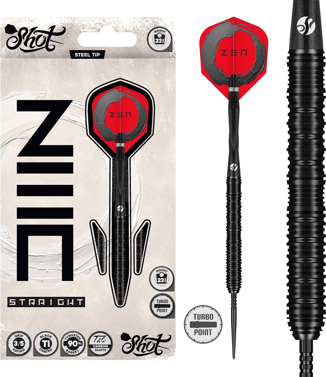 Dartset stalen tips - 90% wolfraam vaten - handgemaakt - voor professionele worpen - ShopVlot