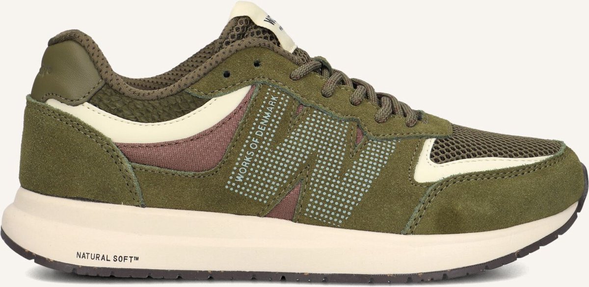 Woden Rigmor Open Mesh Sneakers - Dames - Groen - Maat 39