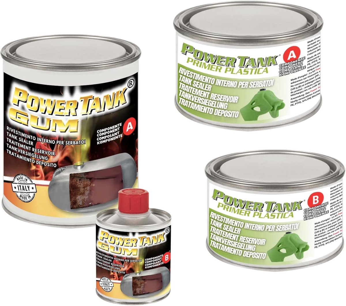 Tank reparatieset medium - plastic - corrosiebescherming - repareert en beschermt - ShopVlot