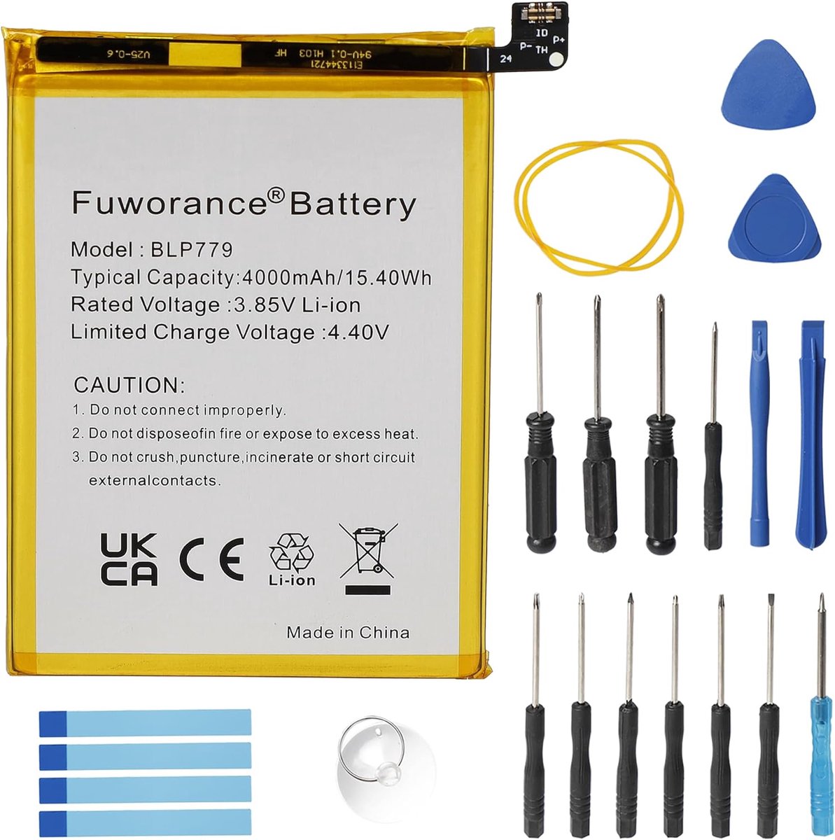 Mobiele batterij 4000mAh - Li-ion - Hoogwaardige cellen - Langdurige prestaties - ShopVlot
