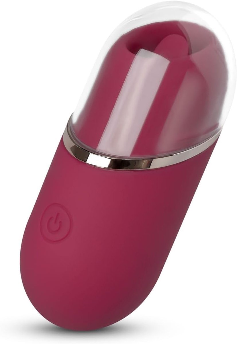 Tongvibrator met beschermkap - Roze - 9 vibratiemodi - Perfect voor gerichte stimulatie - ShopVlot
