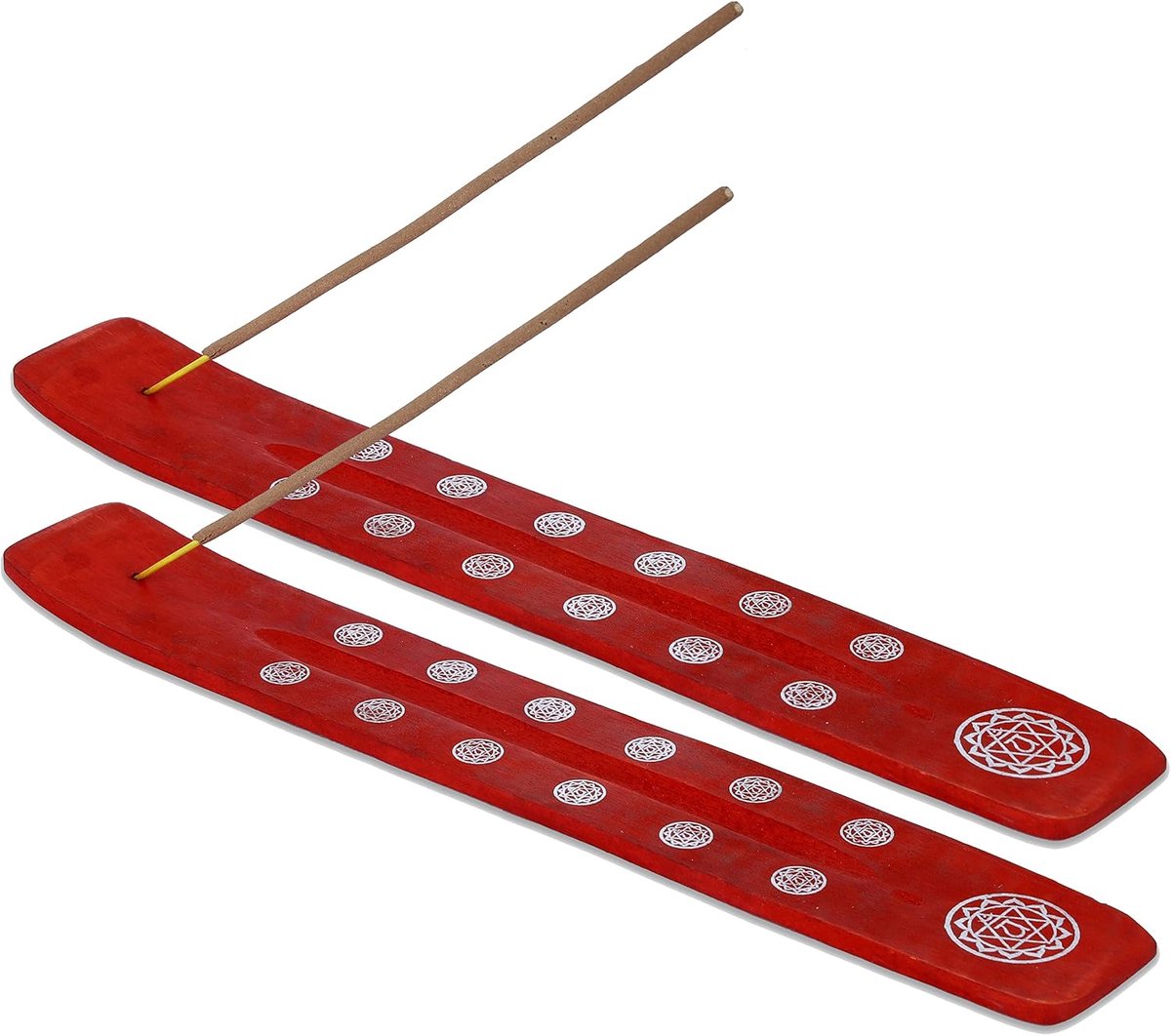 Incensestokhouder - handgemaakt van hout - brandwerend - ideaal voor meditatie - ShopVlot