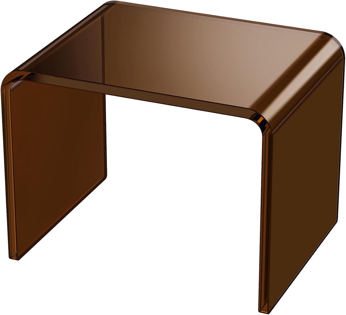 Acryl opstapje klein - helder acryl - antislip - ideaal voor badkamer en keuken - ShopVlot