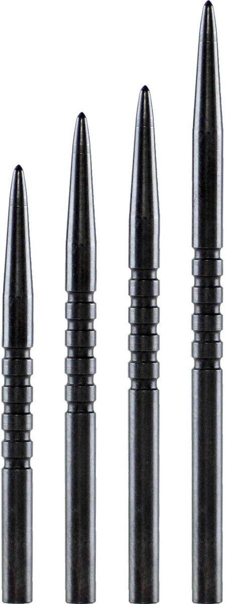 Dartpunten 45mm - Zwarte staal met ringhandvat - Verbeterde grip - Optimale controle - ShopVlot